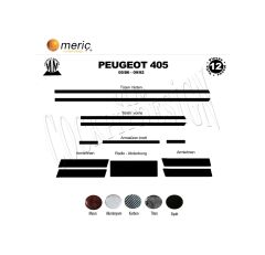 Meriç® Peugeot 405 Ön Torpido Kaplama 12 Parça 1986-1992 (530157083)-Maun Maun