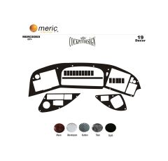 Meriç® Mercedes Tourismo Ön Torpido Kaplama 19 Parça 2007-2010 (530158479)-Karbon Piano Black