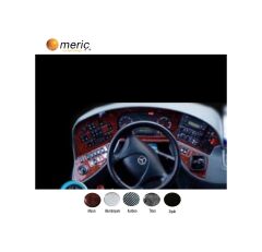 Meriç® Mercedes Tourismo Ön Torpido Kaplama 19 Parça 2007-2010 (530158479)-Karbon Piano Black