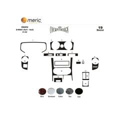Meriç® Isuzu D Max 4X2-4X4 Ön Torpido Kaplam 19 Parça 2007-2012 (530156562)-Maun Maun