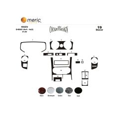 Meriç® Isuzu D Max 4X2-4X4 Ön Torpido Kaplam 19 Parça 2007-2012 (530156562)-Maun Karbon