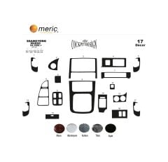 Meriç® Ssangyong Musso Ön Torpido Kaplama 17 Parça 1996-1999 (530158369)-Maun Piano Black
