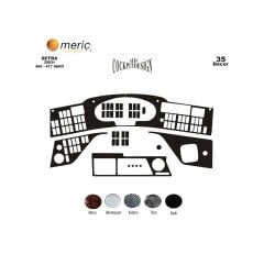 Meriç® Setra S 417 Hdh Ön Torpido Kaplama 35 Parça 2002-› (530158527)-Maun Piano Black