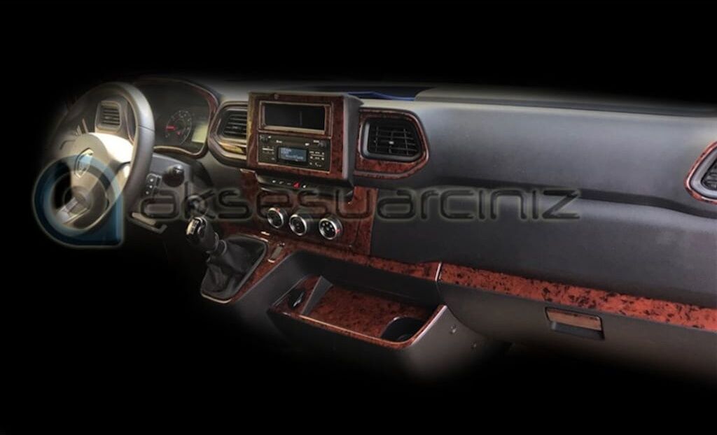 Meriç® Renault Master Ön Torpido Kaplama 24 Parça 2020-› (530158452)-Maun Alüminyum