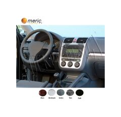 Meriç® Vw Golf 5 Ön Torpido Kaplama Dijital Klima 16 Parça 03-08 (530157929)-Maun Piano Black
