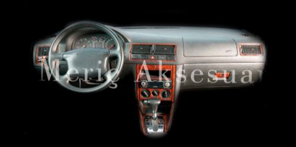 Meriç® Volkswagen Golf 4 Ön Torpido Kaplama 19 Parça 1997-2003 (530157597)-Maun Maun