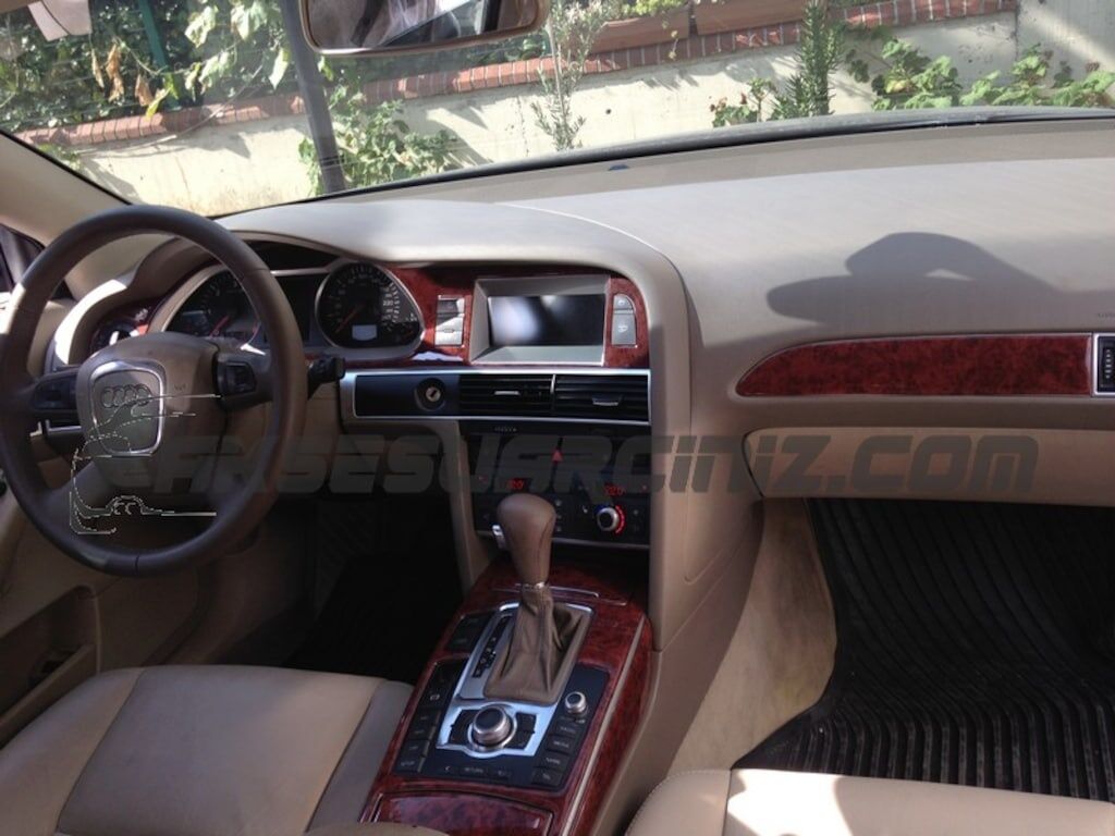 Meriç Audi A6 Ön Torpido Kaplama 15 Parça 2008-› (530158012)-Maun Piano Black