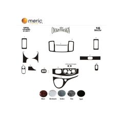 Meriç® Opel Vivaro Ön Torpido Kaplama 16 Parça 2011-2014 (530157021)-Maun Titan