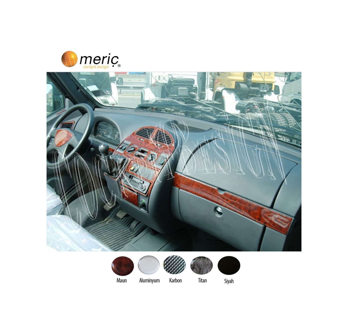 Meriç® Bmc Mega Star Ön Torpido Kaplama 15 Parça 2006-› (530155797)-Maun