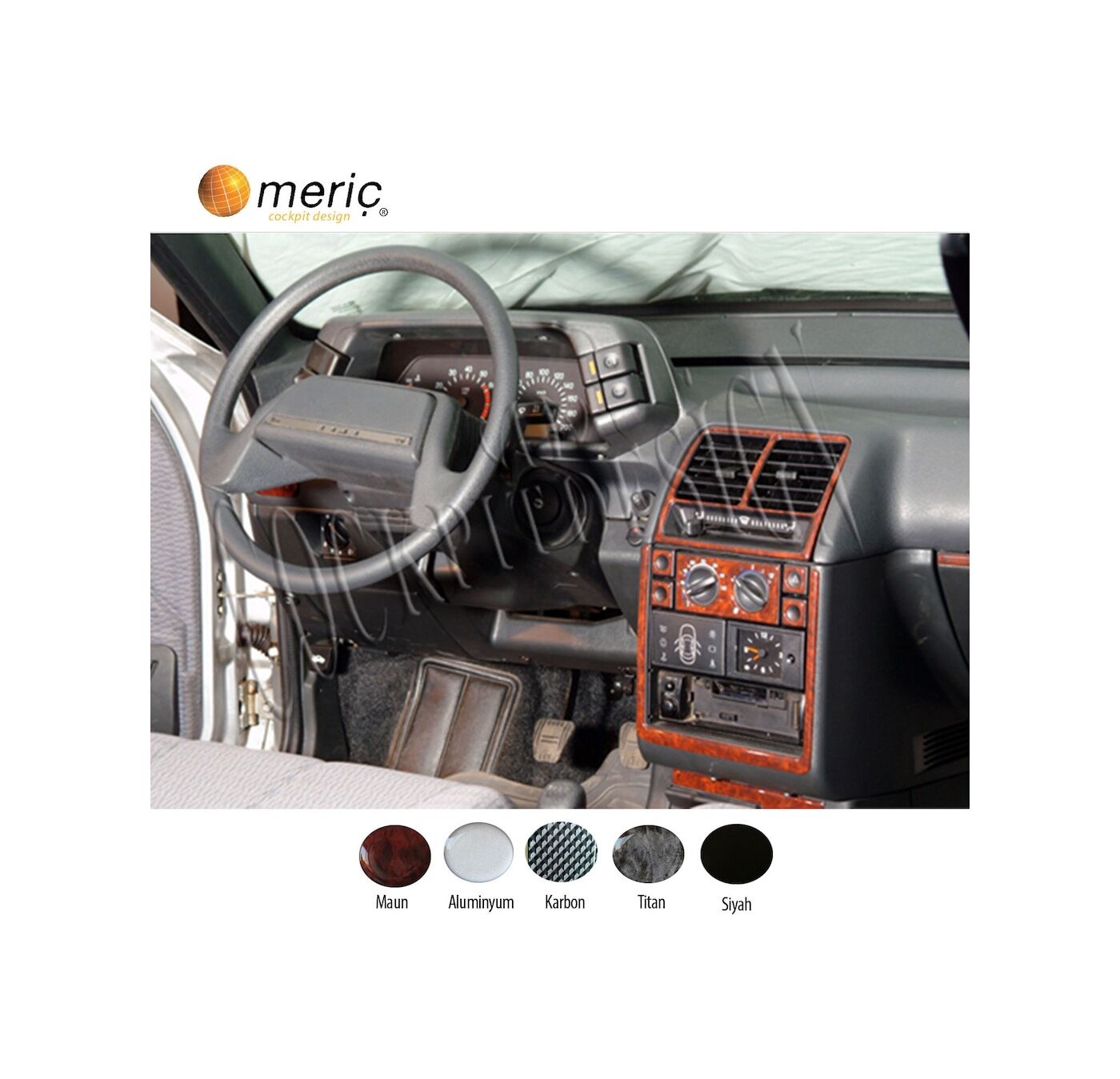 Meriç® Lada Vega 110/111 Ön Torpido Kaplama 17 Parça 1998-› (530156670)-Maun Maun