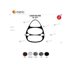 Meriç® Lada Kalina Ön Torpido Kaplama 1 Parça 2007-› (530156663)-Maun