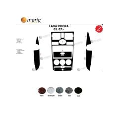 Meriç® Lada Priora Ön Torpido Kaplama 7 Parça 2007-› (530156664)-Maun Piano Black