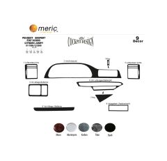 Meriç® Peugeot Expert/Scudo/Jumpy Ön Torpido Kaplama 9 Prç 96-06 (530157101)-Maun Piano Black