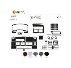 Meriç® Man Tg A-Xxl Ön Torpido Kaplama 77 Parça 2000-2005 (530158266)-Maun Alüminyum