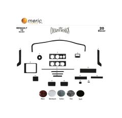 Meriç® Renault 19 Europa Ön Torpido Kaplama 20 Parça 1992-1999 (530157135)-Maun Titan