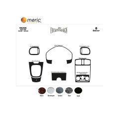 Meriç® Mazda 323 Fs Ön Torpido Kaplama 8 Parça 2000-2004 (530156722)-Piano Black Karbon