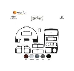 Meriç® Mazda 626 Ön Torpido Kaplama 11 Parça 1997-2004 (530156726)-Maun Piano Black