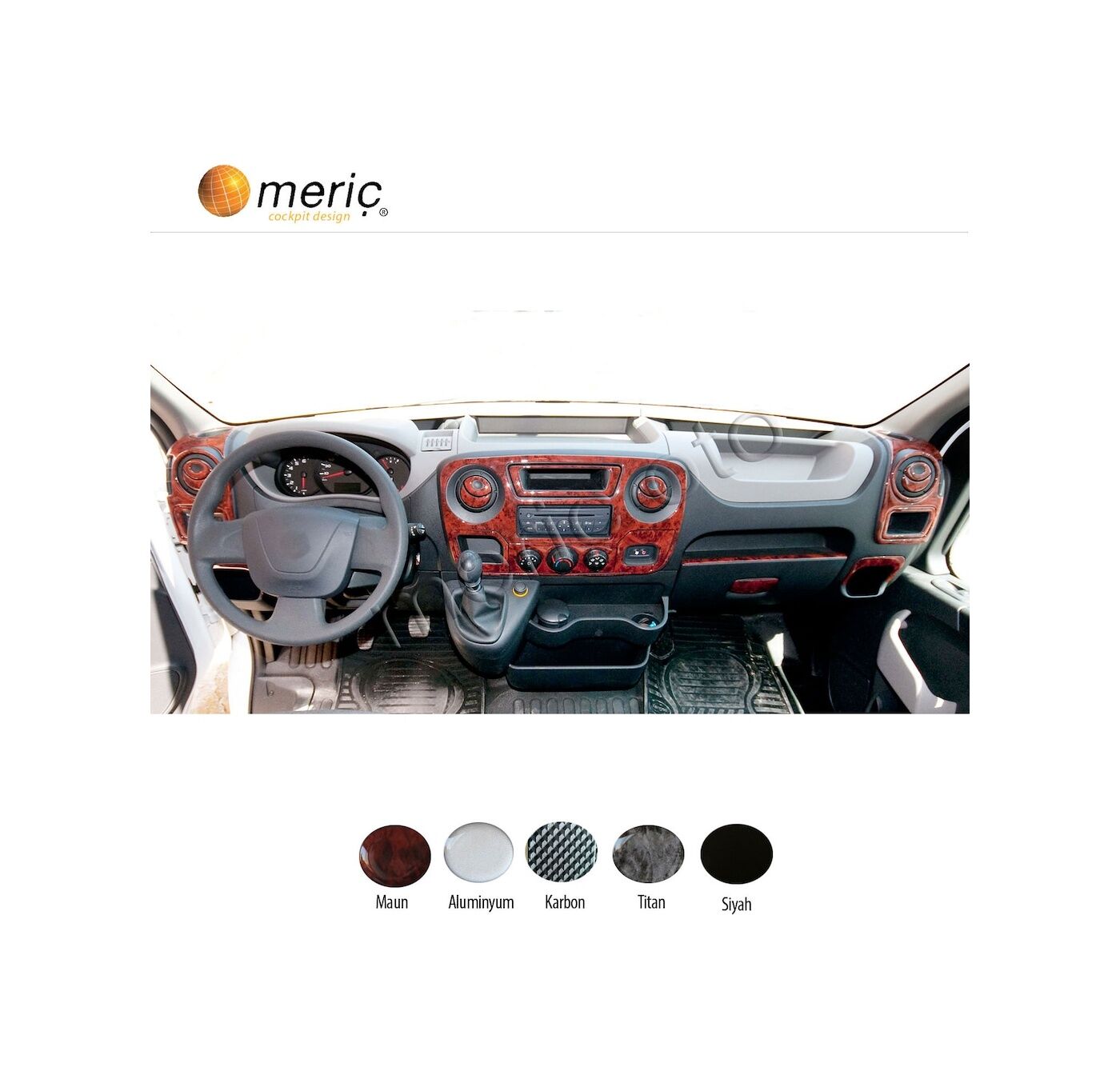 Renault Master/Movano/Interstar Ön Torpido Kaplama 23 P 2010-2019 (530158133)-Maun Titan