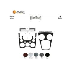 Meriç® Mazda 2 Ön Torpido Kaplama 4 Parça 2003-2006 (530156677)-Maun Karbon