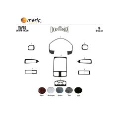 Meriç® Mazda 323 Fs Ön Torpido Kaplama 9 Parça 1998-2000 (530156681)-Maun