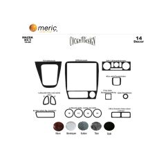 Meriç® Mazda Mx 5 Ön Torpido Kaplama 14 Parça 2000-2005 (530156732)-Maun Maun