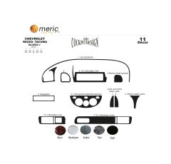 Meriç® Chevrolet Rezzo Tacuma Ön Torpido Kaplama 11 P. 2002-2009 (530156065)-Maun Karbon