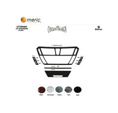 Meriç® Citroen C4 Picasso Ön Torpido Kaplama 9 Parça 2006-2010 (530156099)-Maun Titan