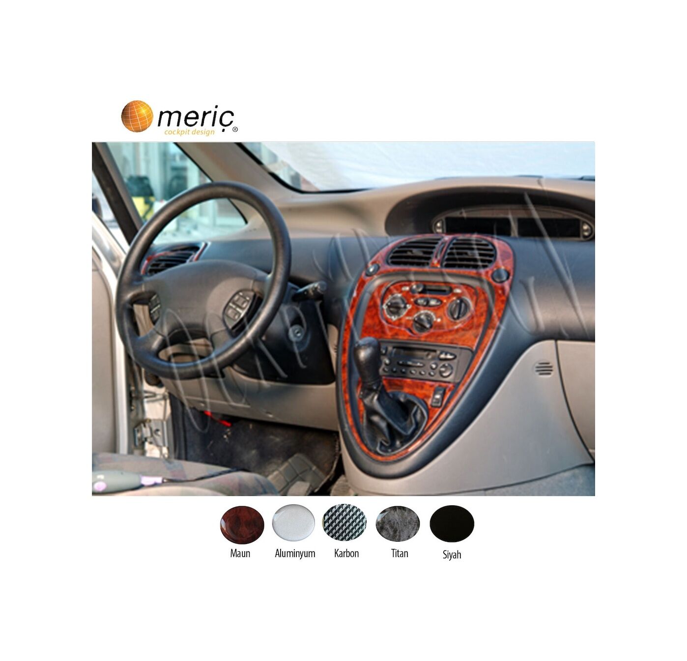 Meriç® Citroen Xsara Picasso Ön Torpido Kaplama 8 Parça 1999-2006 (530156161)-Maun