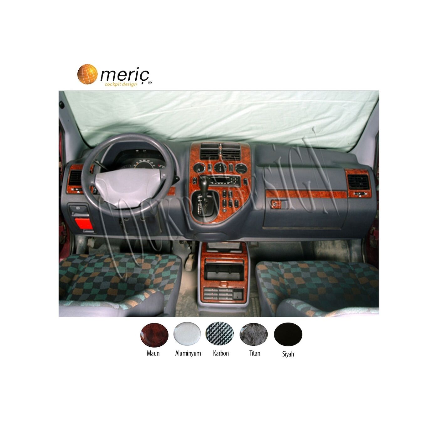 Meriç® Mercedes Vito Caravan Ön Torpido Kaplama 39 Prç 1999-2004 (530158296)-Maun