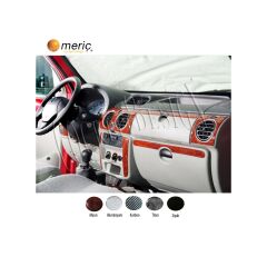 Meriç® Renault Kangoo Kubicstar Ön Torpido Kaplama 10 Parça 98-08 (530157180)-Maun Piano Black