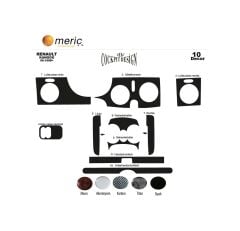 Meriç® Renault Kangoo Kubicstar Ön Torpido Kaplama 10 Parça 98-08 (530157180)-Maun Alüminyum