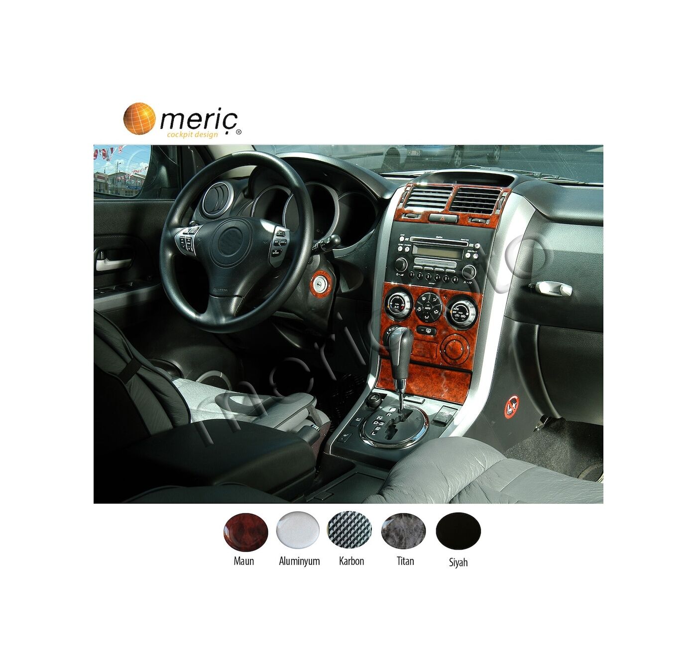 Meriç® Suzuki Grand Vitara 4X4 Ön Torpido Kaplama 26 Prç 2005-› (530157900)-Maun