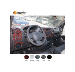 Renault Master/Movano/Interstar Ön Torpido Kaplama 29 Prç 2010-19 (530158134)-Alüminyum Piano Black