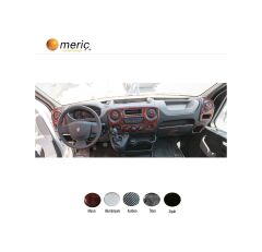 Renault Master/Movano/Interstar Ön Torpido Kaplama 29 Prç 2010-19 (530158134)-Alüminyum Piano Black