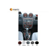 Meriç® Dacia Logan Ön Torpido Kaplama 20 Parça 2005-2009 (530156188)-Maun Piano Black
