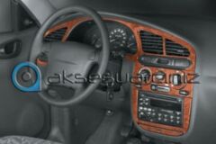Meriç® Daewoo Lanos Ön Torpido Kaplama 11 Parça 1997-› (530156198)-Maun Karbon