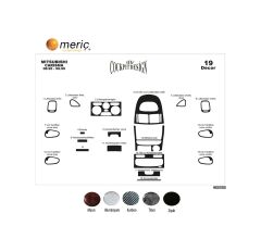Meriç® Mitsubishi Carisma Ön Torpido Kaplama 19 Parça 1995-1999 (530156781)-Maun