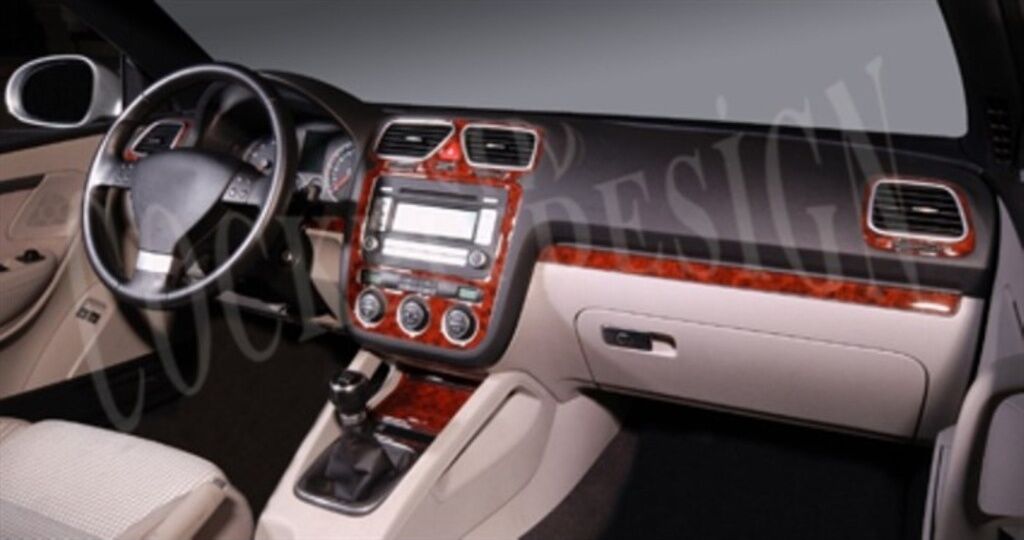 Meriç Volkswagen Eos Ön Torpido Kaplama 9 Parça 2005-2010 (530157591)-Maun Karbon