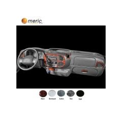 Meriç® Ford Transit Ön Torpido Kaplama 15 Parça 2000-2006 (530158077)-Maun Piano Black