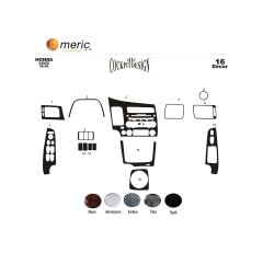 Meriç® Honda Civic Ön Torpido Kaplama 16 Parça 2006-2011 (530156396)-Maun Piano Black