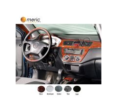Meriç® Mitsubishi Lancer Ön Torpido Kaplama 19 Parça 2002-2009 (530156820)-Maun Piano Black