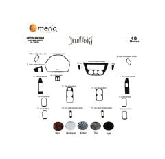 Meriç® Mitsubishi Lancer Ön Torpido Kaplama 19 Parça 2002-2009 (530156820)-Maun Titan
