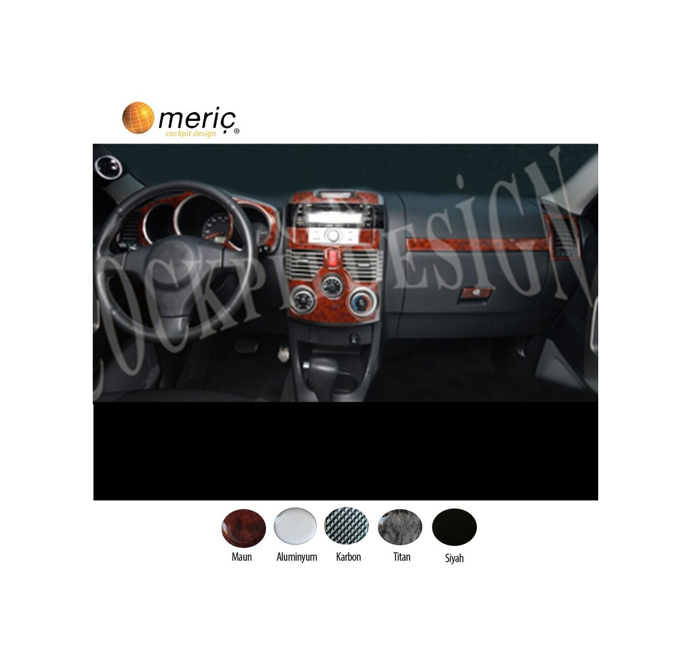 Meriç® Daihatsu Terios Ön Torpido Kaplama 10 Parça 2006-› (530156210)-Maun Maun