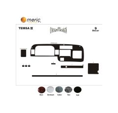 Meriç® Mitsubishi Prestige Ön Torpido Kaplama 9 Parça 1999-2010 (530158447)-Maun