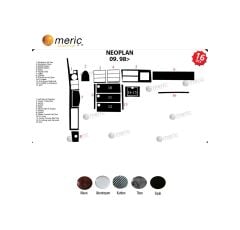 Meriç® Neoplan Star Line Th 516 Ön Torpido Kaplama 16 Prç 1998-› (530158324)-Maun