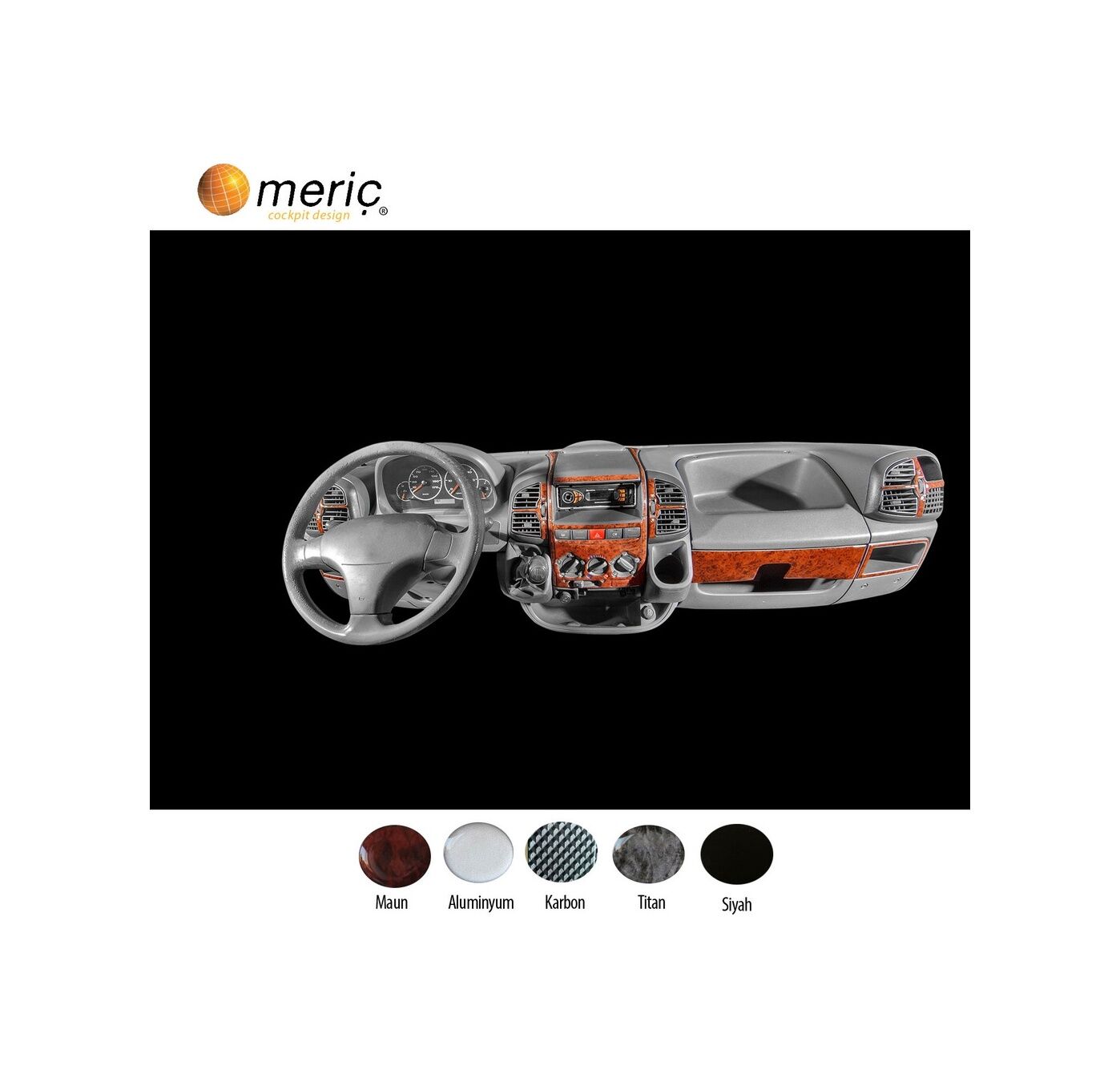 Meriç® Fiat Ducato/Jumper/Boxer Ön Torpido Kaplama 15 P 2002-2006 (530156245)-Maun Titan