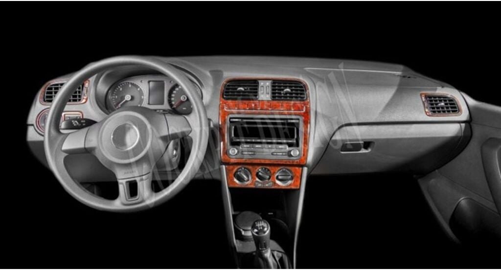 Meriç Volkswagen Polo Ön Torpido Kaplama 14 Parça 2009-2015 (530157684)-Maun