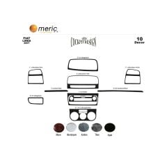 Meriç® Fiat Linea Ön Torpido Kaplama 10 Parça 2007-2012 (530156253)-Maun Maun