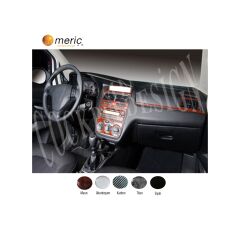 Meriç® Fiat Linea Ön Torpido Kaplama 10 Parça 2007-2012 (530156253)-Maun Piano Black