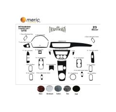 Meriç® Mitsubishi Colt Ön Torpido Kaplama 23 Parça 2002-2008 (530156809)-Maun